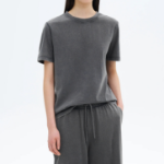 8 seconds Garment Dyed Oversized Short Sleeve T-shirt — Ash