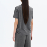 8 seconds Garment Dyed Oversized Short Sleeve T-shirt — Ash