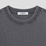 8 seconds Garment Dyed Oversized Short Sleeve T-shirt — Ash