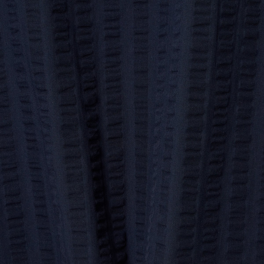 JAJU Textured Short Sleeve Blouse – Navy