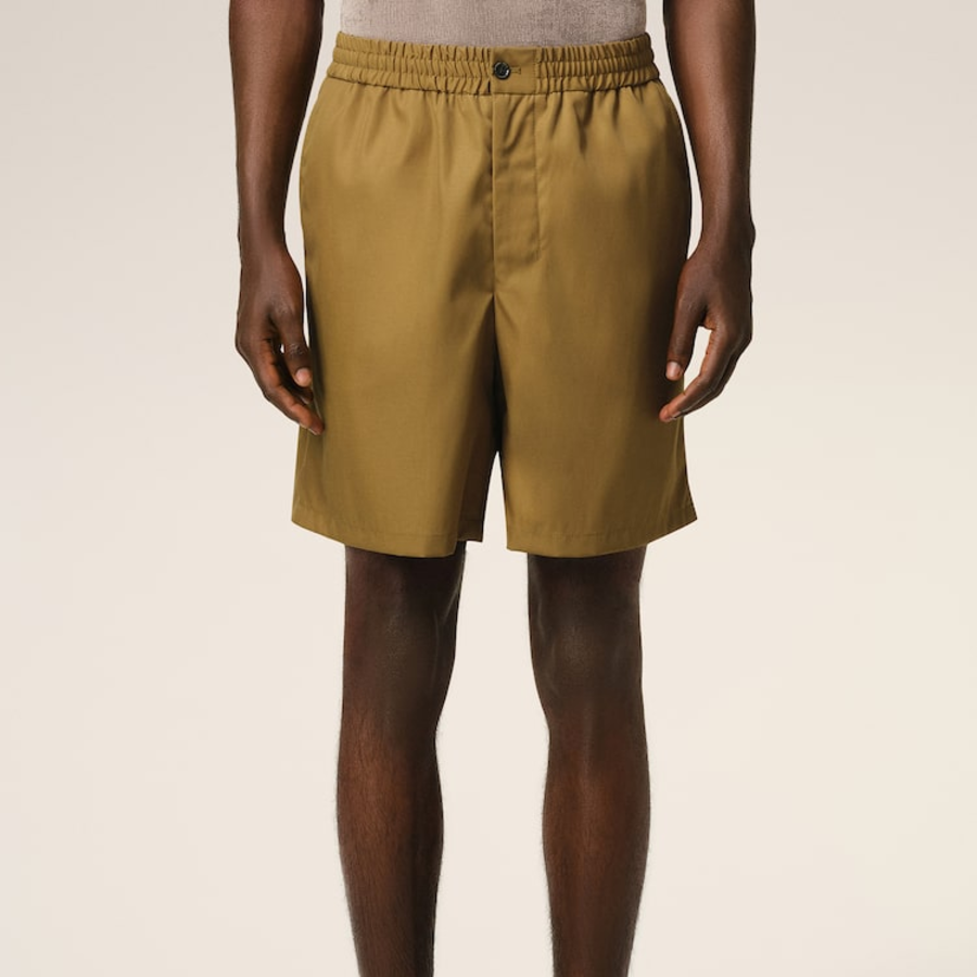 ami Ami Metal Elasticated Waist Shorts – Havana