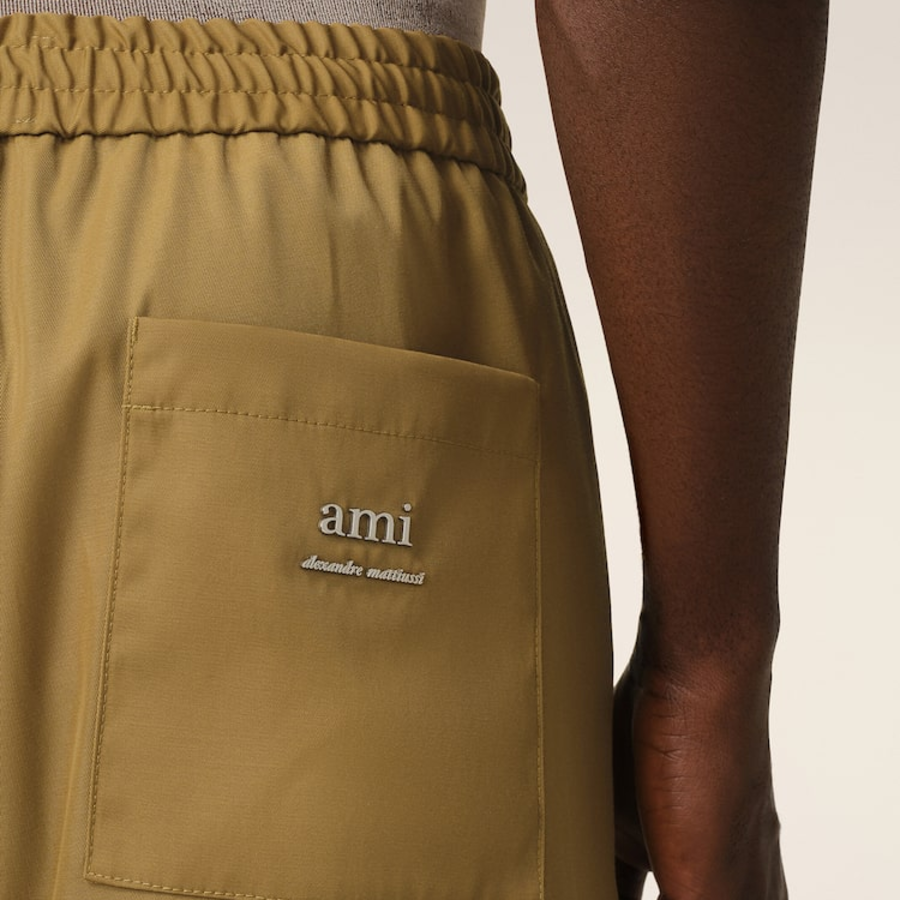 ami Ami Metal Elasticated Waist Shorts – Havana
