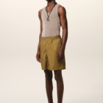 ami Ami Metal Elasticated Waist Shorts – Havana