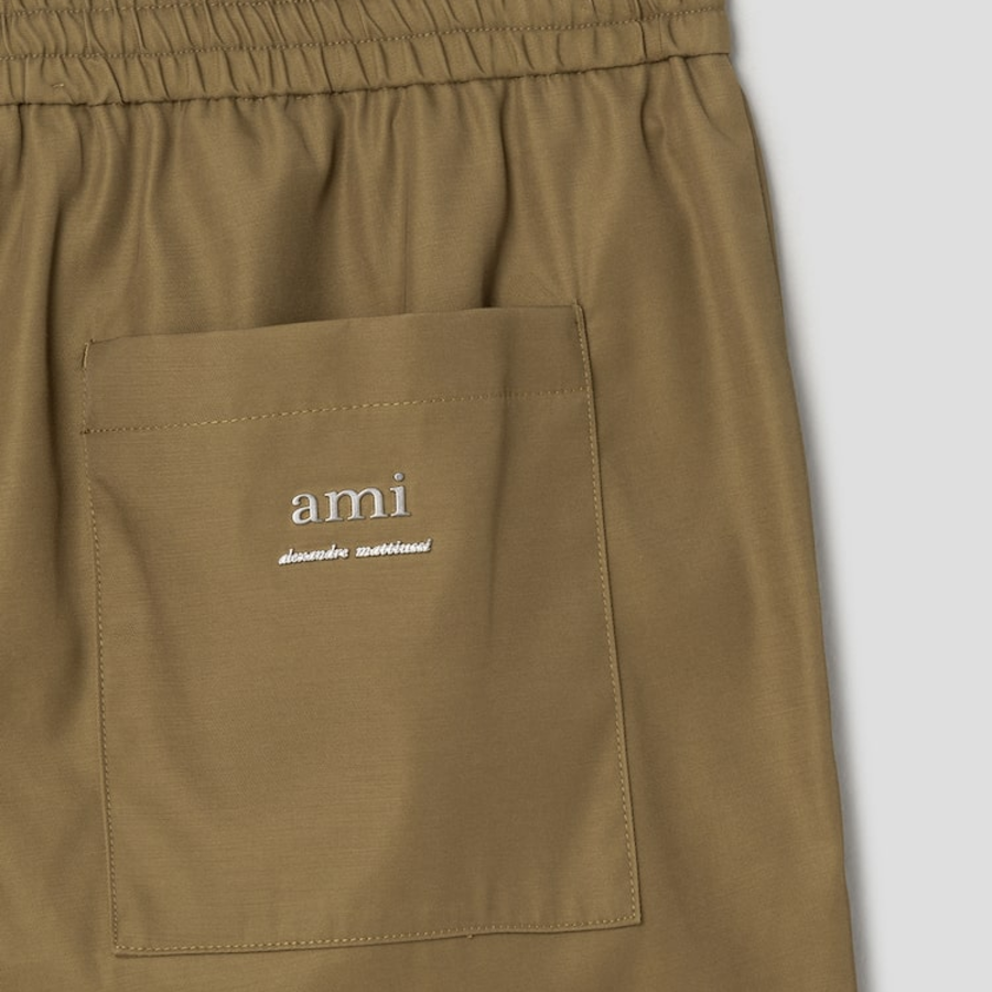 ami Ami Metal Elasticated Waist Shorts – Havana