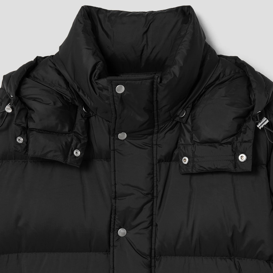 Theory Men Marquez Snap Puffer Jacket - Black