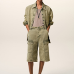 ami Denim Cargo Shorts – Laurel