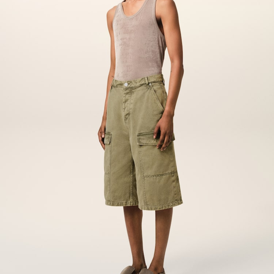 ami Denim Cargo Shorts – Laurel