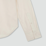 JAJU Linen-Blend Long Sleeve Shirt – Ivory