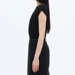 8 seconds Crinkled Short Sleeve T-shirt — Black