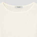 8 seconds Crinkled Short Sleeve T-shirt — Ivory