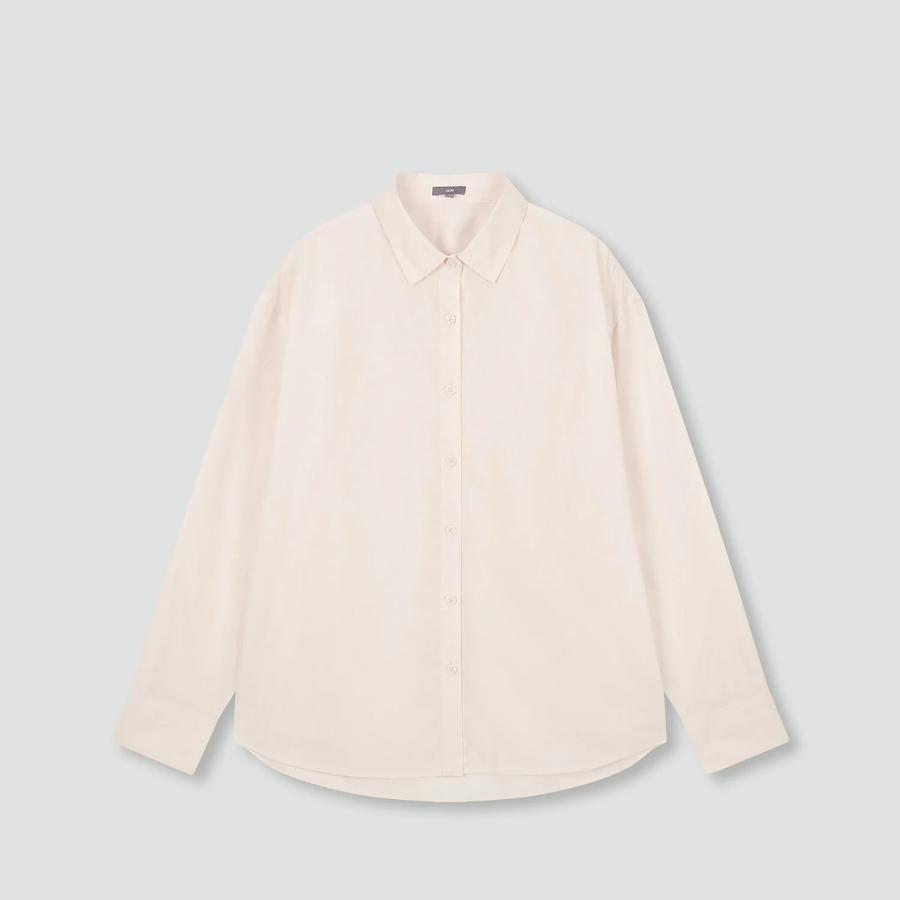 JAJU Light Cotton Loose Fit Shirt – Pink