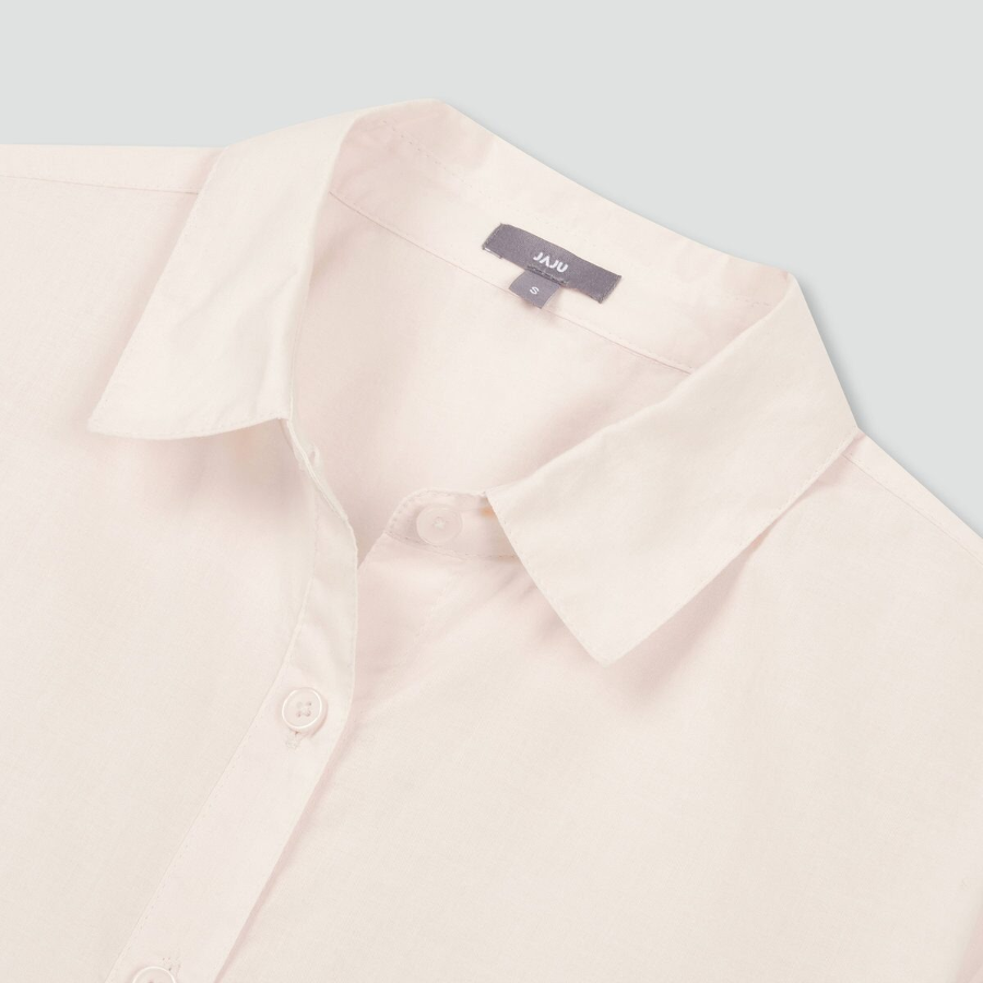 JAJU Light Cotton Loose Fit Shirt – Pink