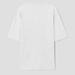 8 seconds Casual Graphic Oversized T-shirt — Grey