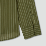 JAJU Light Cotton Loose Fit Shirt – Light Khaki