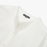 JAJU Henley Neck Shirt – Ivory