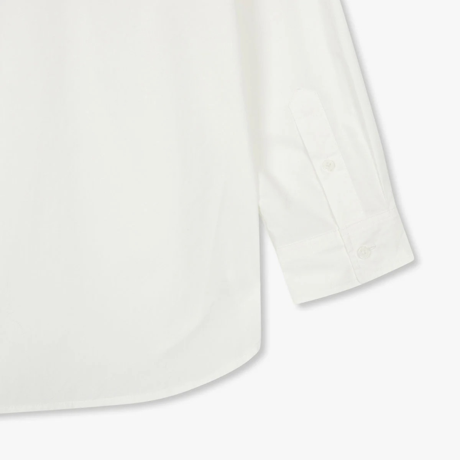 JAJU Henley Neck Shirt – Ivory