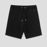ami Tonal Adc Jogging Shorts – Wool Gabardine Black