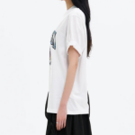 8 seconds Casual Graphic Oversized T-shirt — White