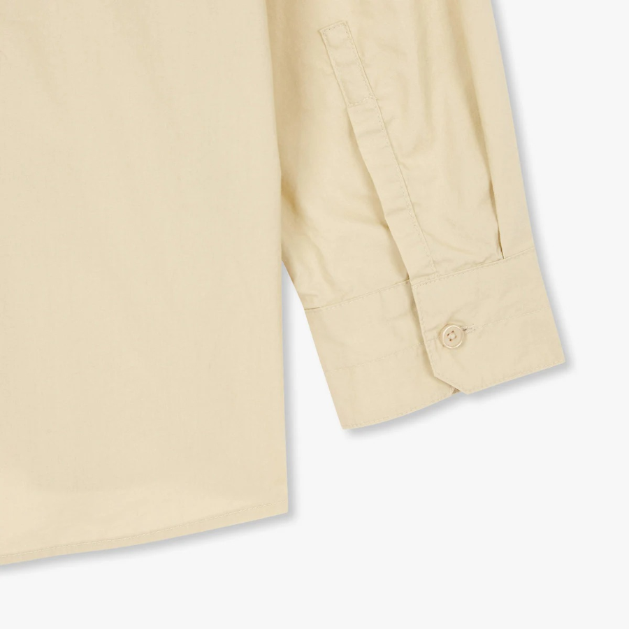 JAJU Cotton Loose Fit Shirt – Beige