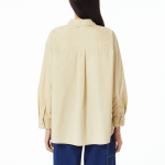 JAJU Cotton Loose Fit Shirt – Beige