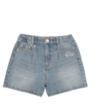 ICEBISCUIT [Junior] Smile Point Pintuck Denim Shorts_IB52DP608