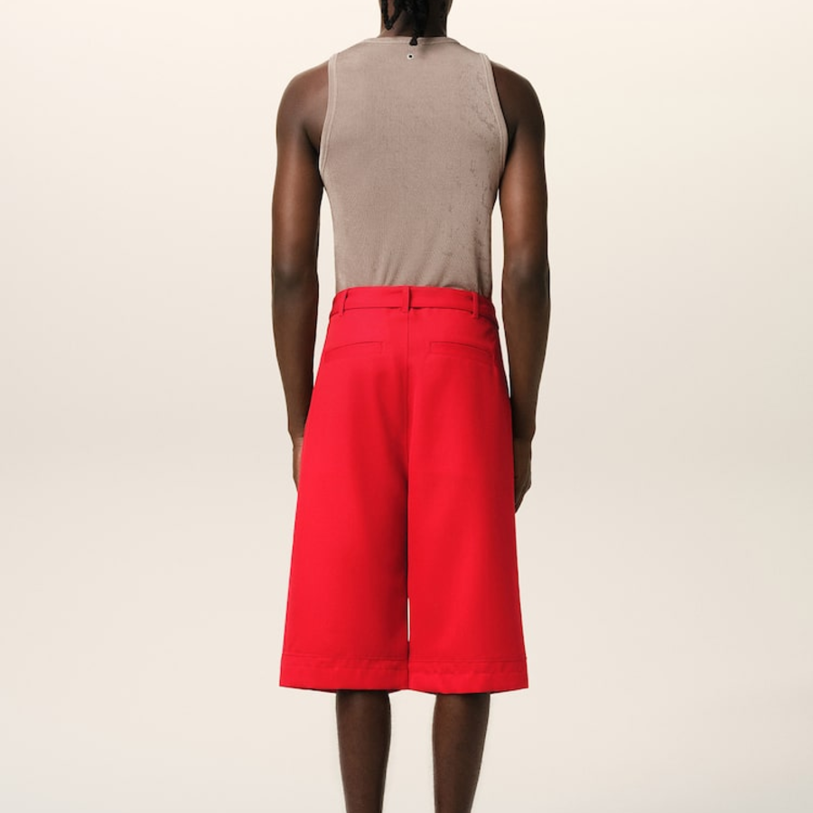 ami Cargo Bermuda Shorts – Coquelicot