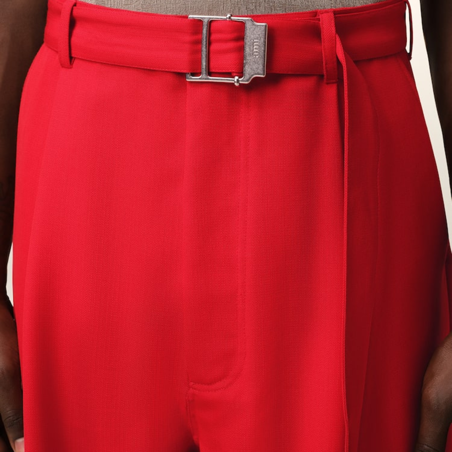 ami Cargo Bermuda Shorts – Coquelicot
