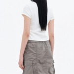 8 seconds Garment-dyed Ribbed Graphic T-shirt — White