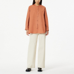 JAJU Henley Neck Shirt – Brick