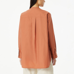 JAJU Henley Neck Shirt – Brick