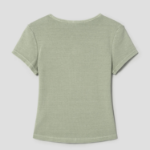 8 seconds Garment-dyed Ribbed Graphic T-shirt — Olive