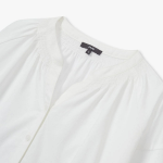 JAJU 7/10 Sleeve Shirt – White
