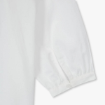 JAJU 7/10 Sleeve Shirt – White