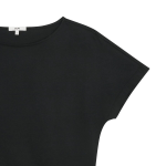 JAJU Cotton Silket T-Blouse – Black