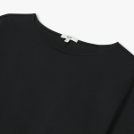 JAJU Cotton Silket T-Blouse – Black