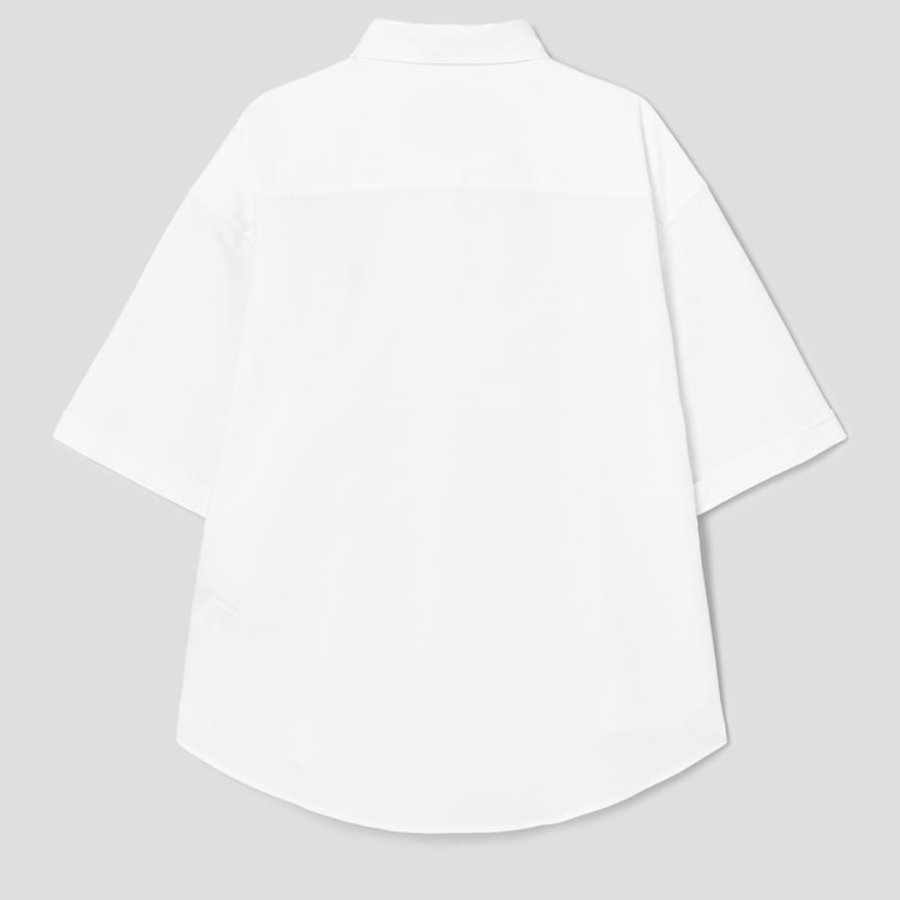 ami Adc Boxy Fit Sl Shirt – Natural White