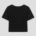 8 seconds Cool-touch Crop Short-sleeve T-shirt — Black