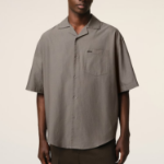 ami Ami Tonal Boxy Fit Sl Shirt – Smoke Grey