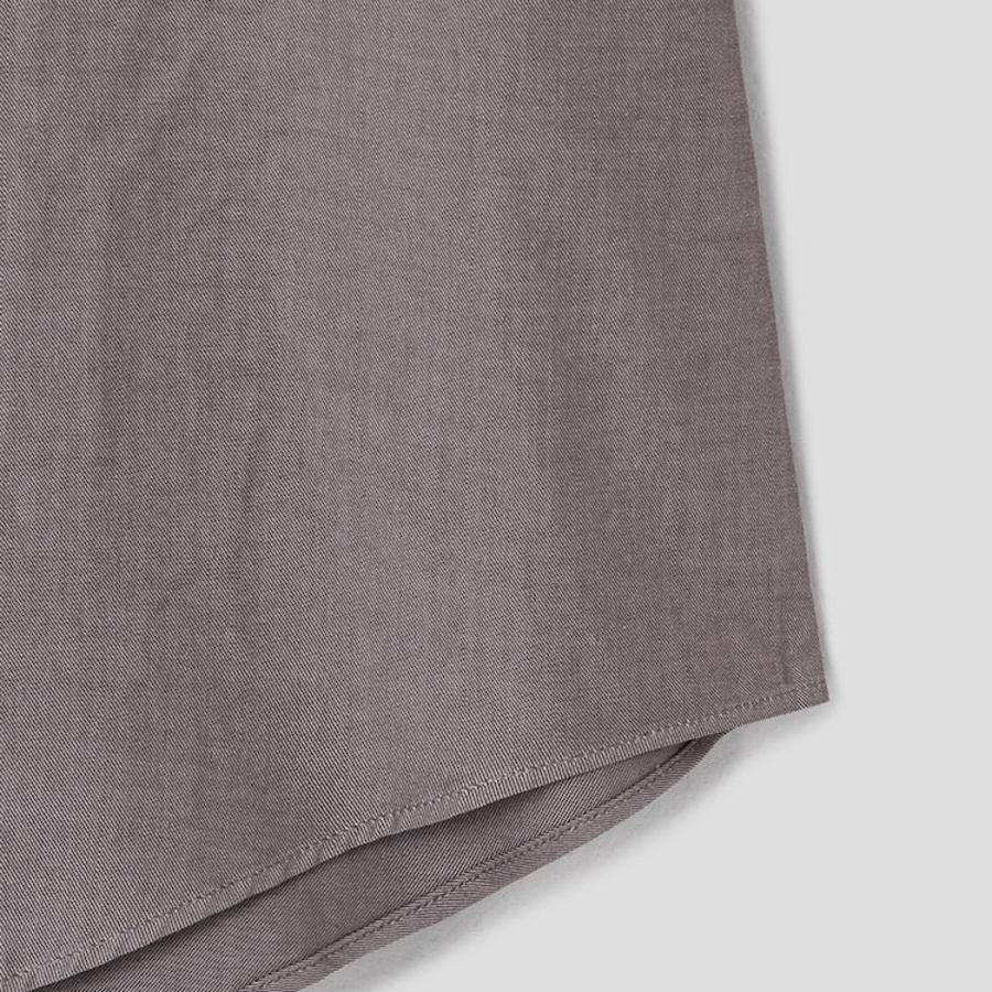 ami Ami Tonal Boxy Fit Sl Shirt – Smoke Grey