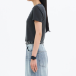 8 seconds Cool-touch Crop Short-sleeve T-shirt — White