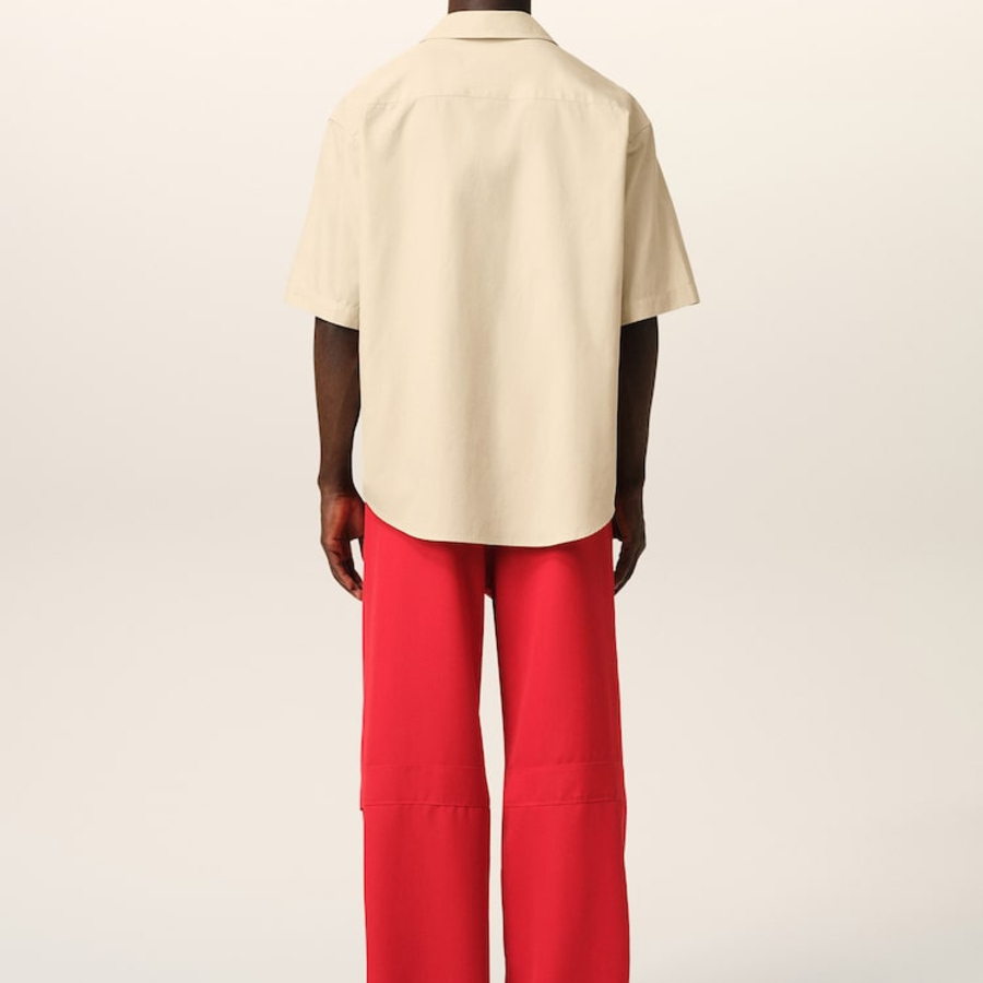 ami Ami Tonal Boxy Fit Sl Shirt – Gingembre