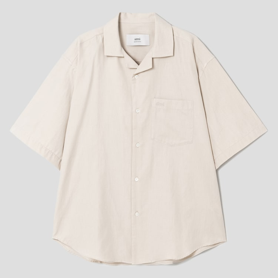 ami Ami Tonal Boxy Fit Sl Shirt – Gingembre