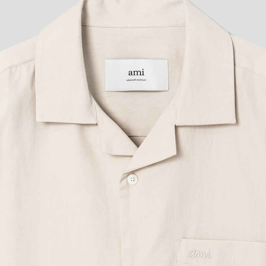 ami Ami Tonal Boxy Fit Sl Shirt – Gingembre