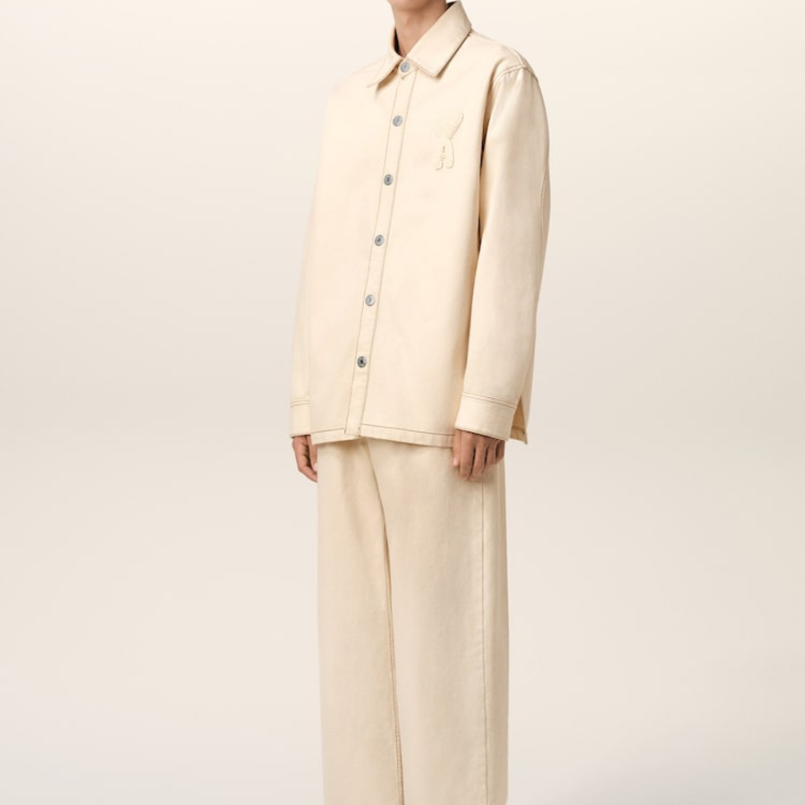 ami Adc Croche Overshirt – Cream