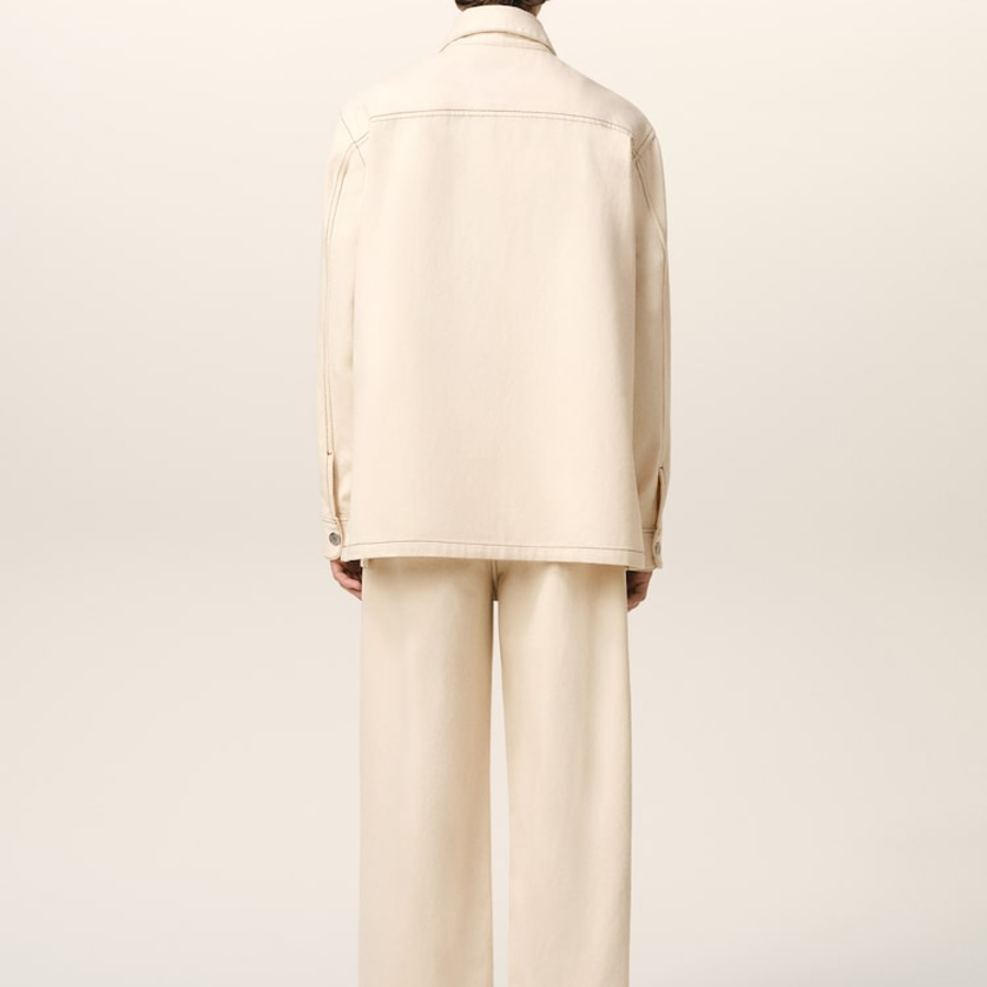 ami Adc Croche Overshirt – Cream