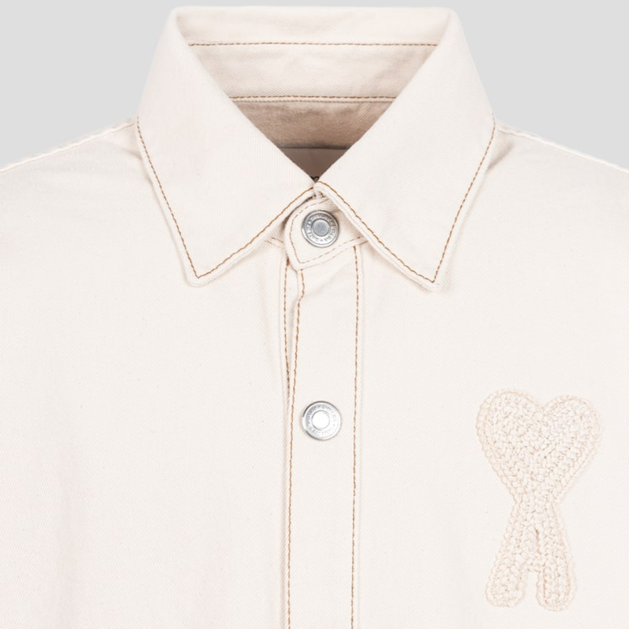 ami Adc Croche Overshirt – Cream