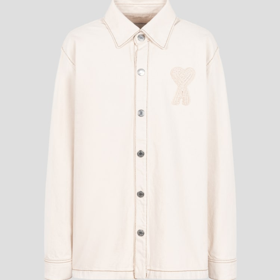 ami Adc Croche Overshirt – Cream