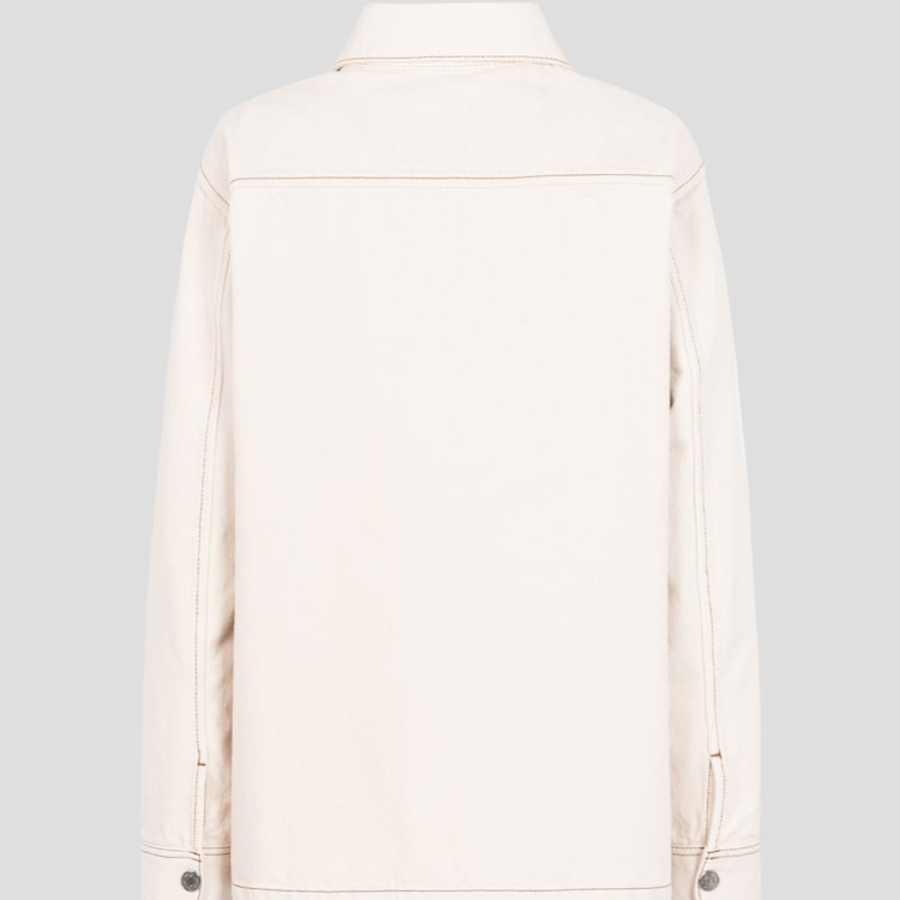 ami Adc Croche Overshirt – Cream