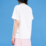 8 seconds Heart Printed Boxy Short-sleeve T-shirt — White