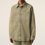 ami Adc Washed Overshirt – Laurel